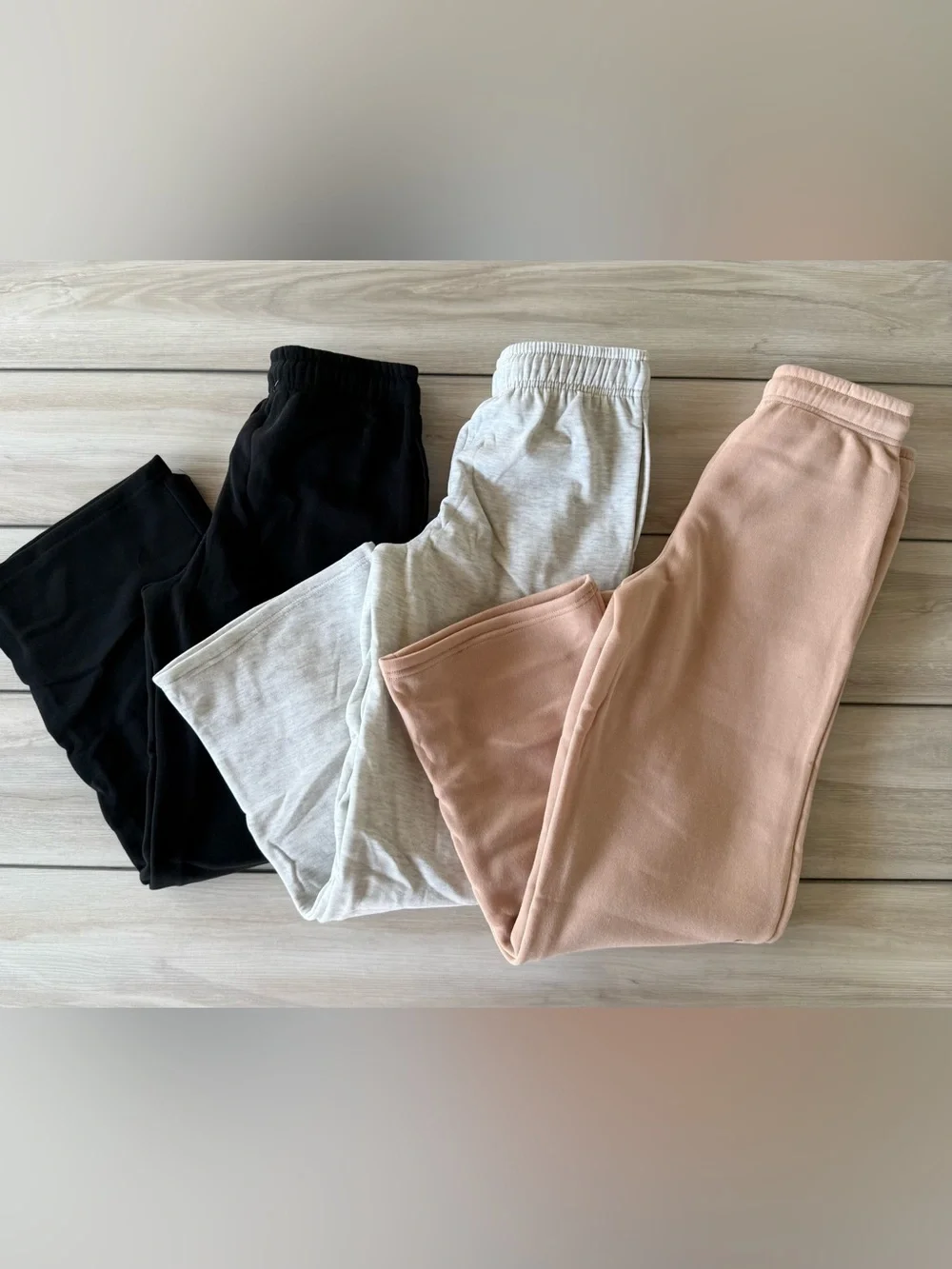 Common Stitch Fleece Sweatpants 3 pack Pink/Grey/Black Small NWT IN PKG
